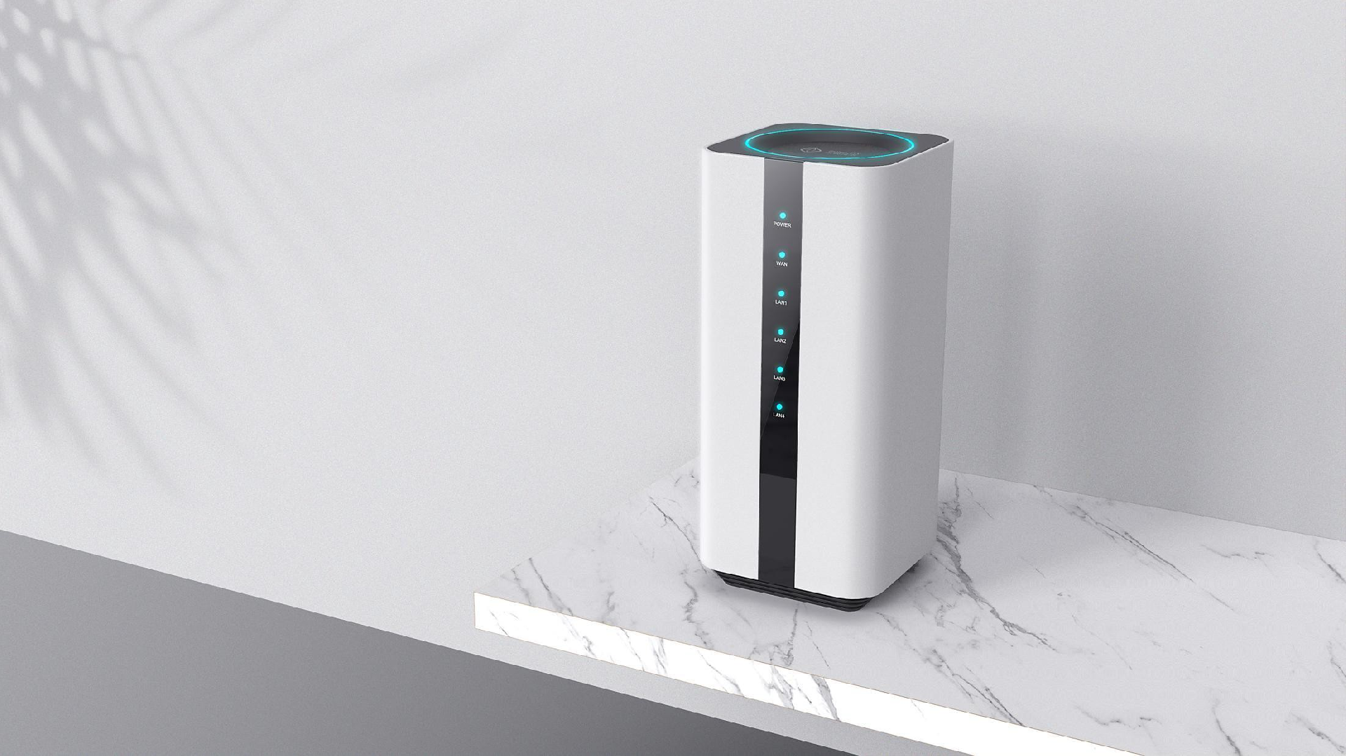 矩形圓形疊加，黑色亞克力面板與環(huán)形氛圍燈的視覺盛宴