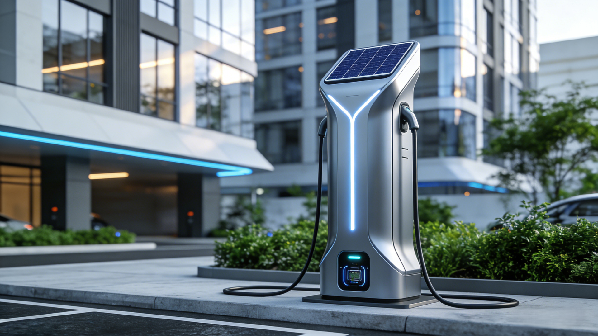 未來感拉滿！這款充電樁設計讓充電變成一種享受