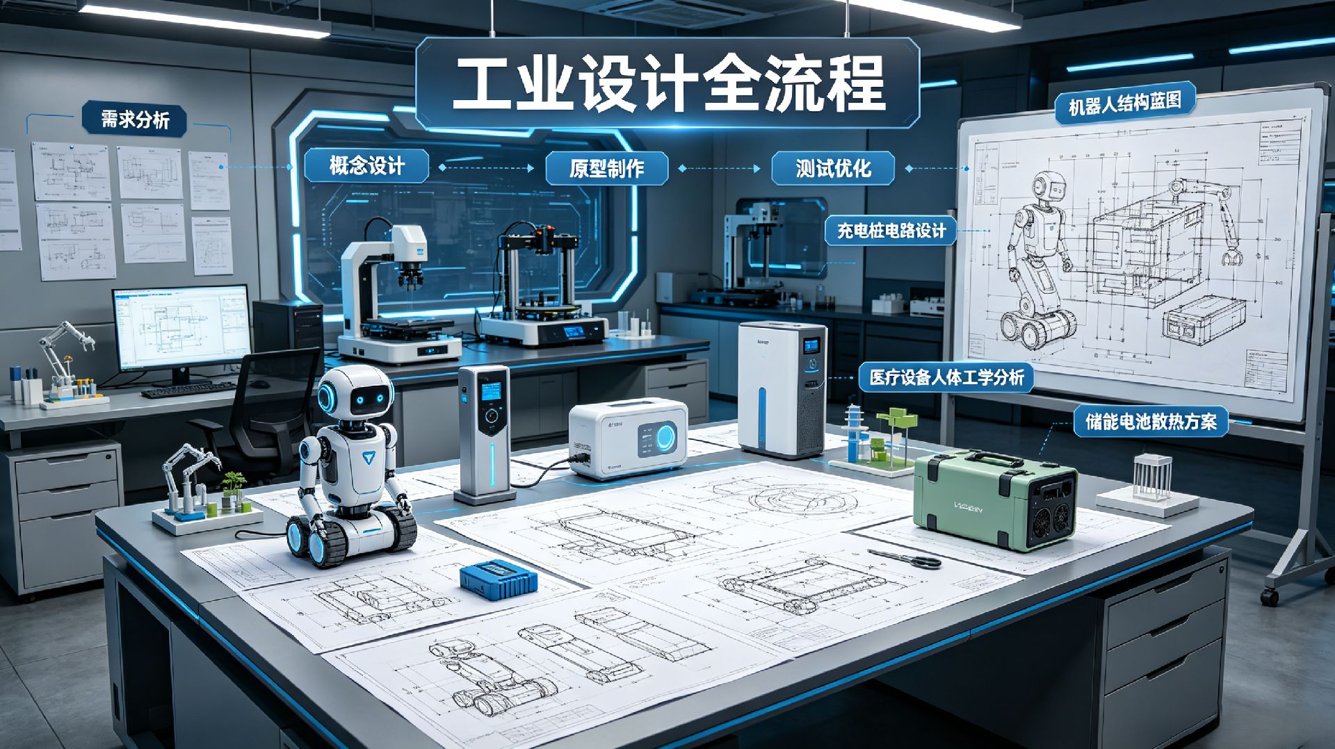 深圳工業設計公司怎么選？白狐工業設計一站式服務全解析