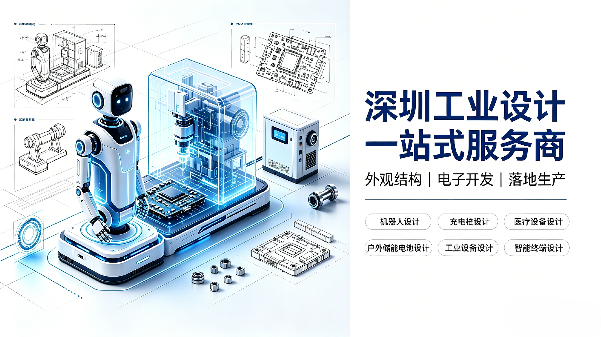 深圳工業設計一站式服務商｜白狐設計全品類產品外觀結構 + 落地生產