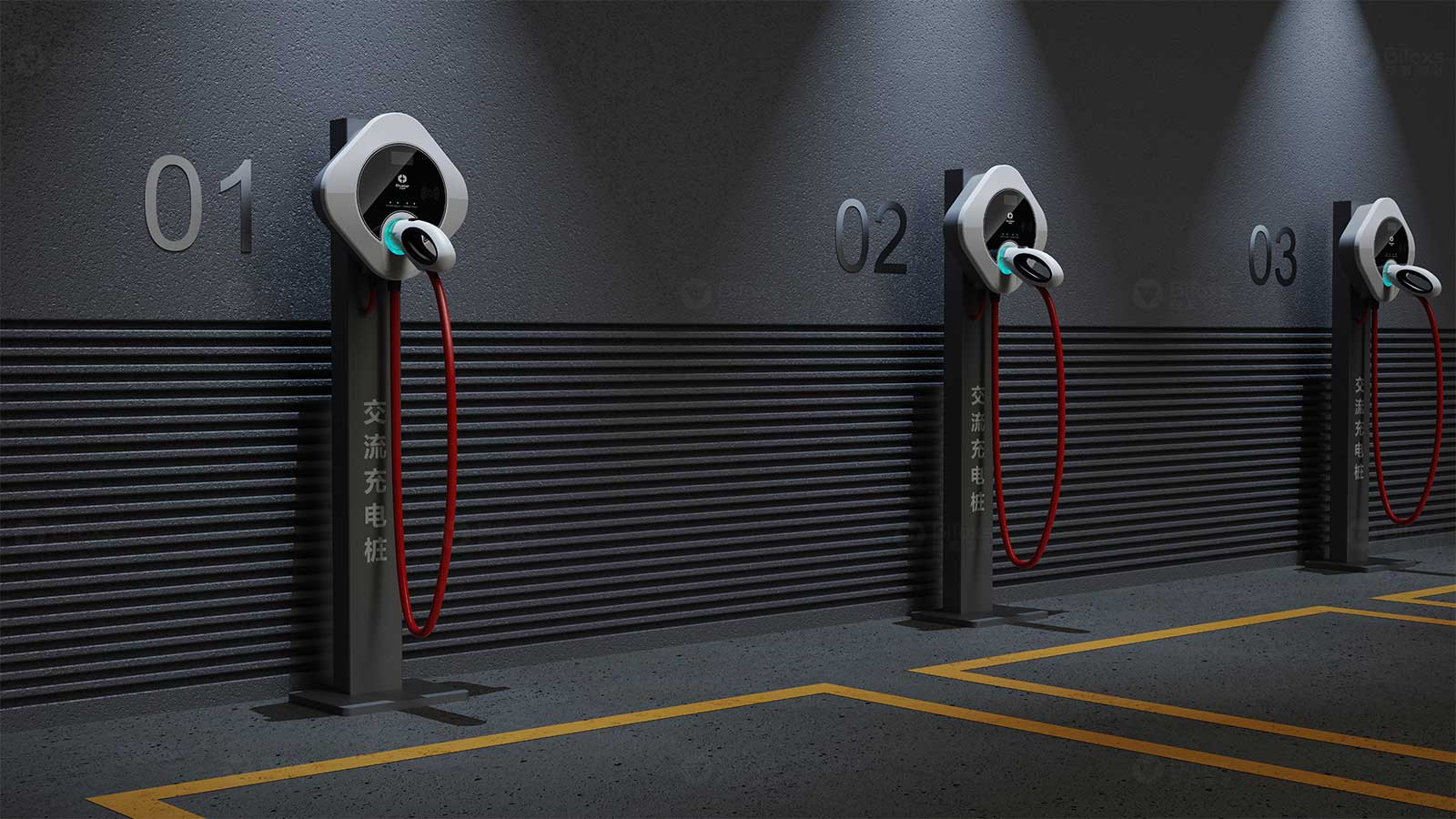 新能源充電樁工業設計｜外觀結構優化+量產落地一站式解決方案